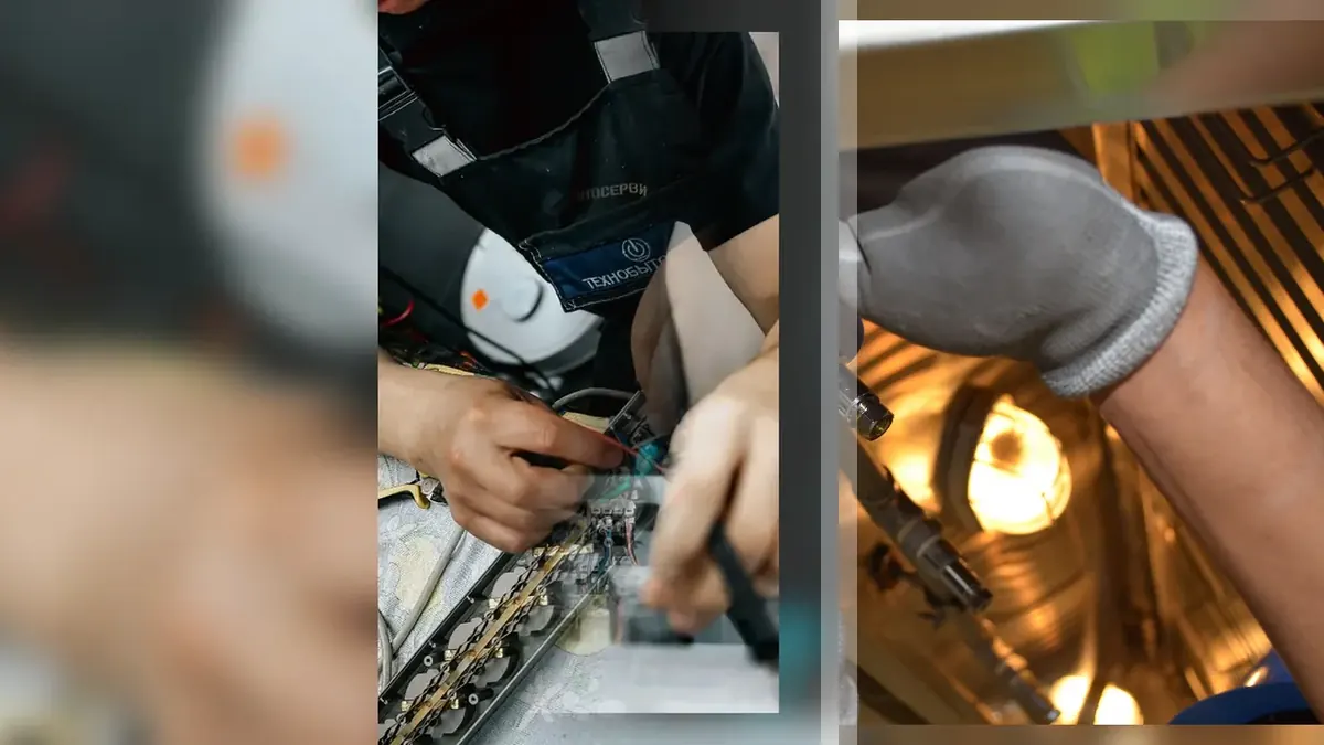 Imagen editorial con fotografías reales relacionada con INSTALACIONES ELÉCTRICAS AEG