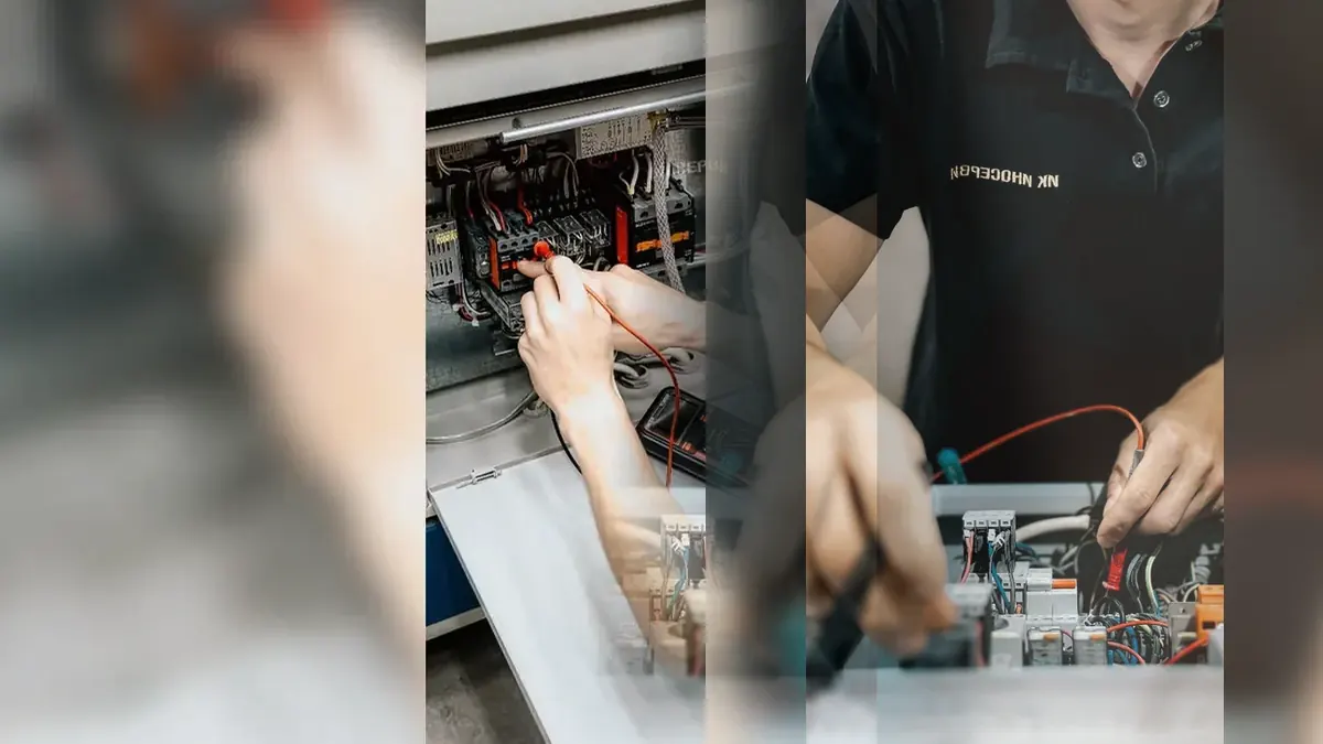 Imagen editorial con fotografías reales relacionada con Instalaciones Eléctricas Jesús Gómez / Electricista autorizado en Sevilla