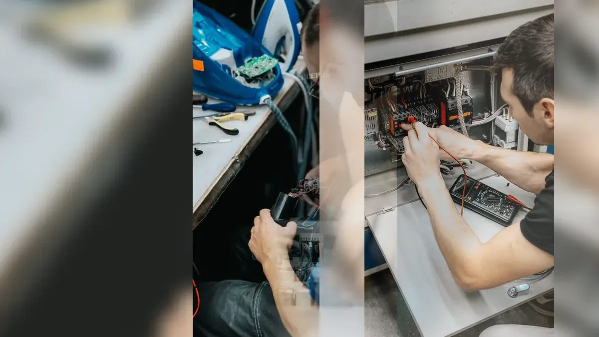 Imagen editorial con fotografías reales relacionada con Servicio Eléctrico Aliaga
